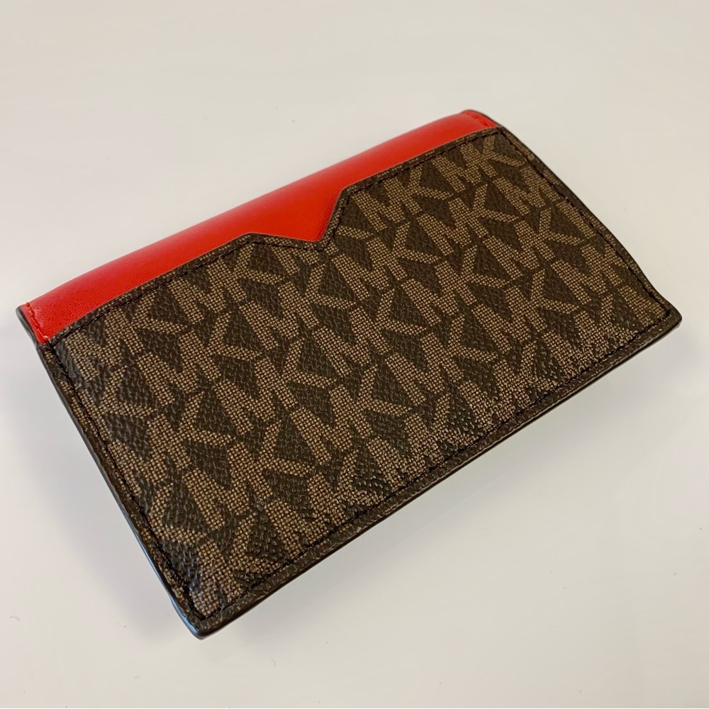 MICHAEL KORS Small Logo and Leather 3-in-1 Card Case - Picture 8 of 15
